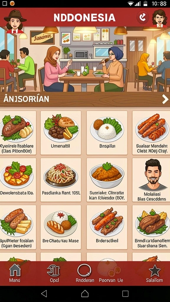 Tampilan menarik dari permainan slot pertama.