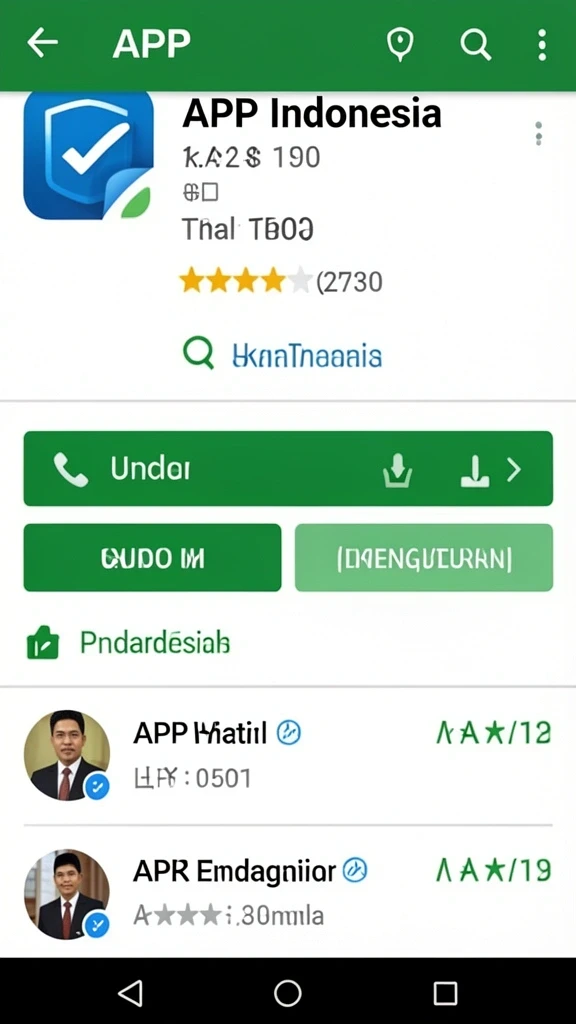 Tampilan menu utama 7777W yang menarik.