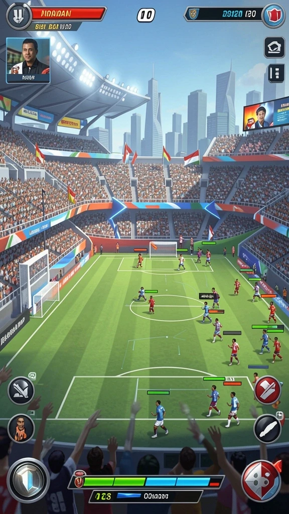 Screenshot menggambarkan momen multiplayer yang seru.