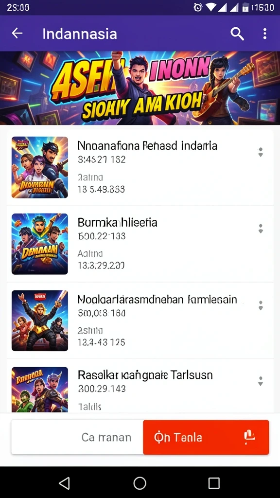 Grafis yang memukau saat bermain game.