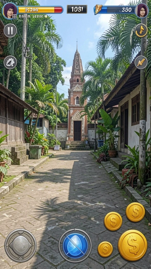 Screenshot dari gameplay yang mendebarkan.