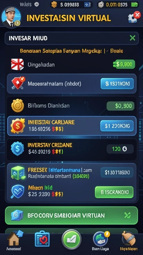 Tampilan awal yang menarik dan mudah dinavigasi.