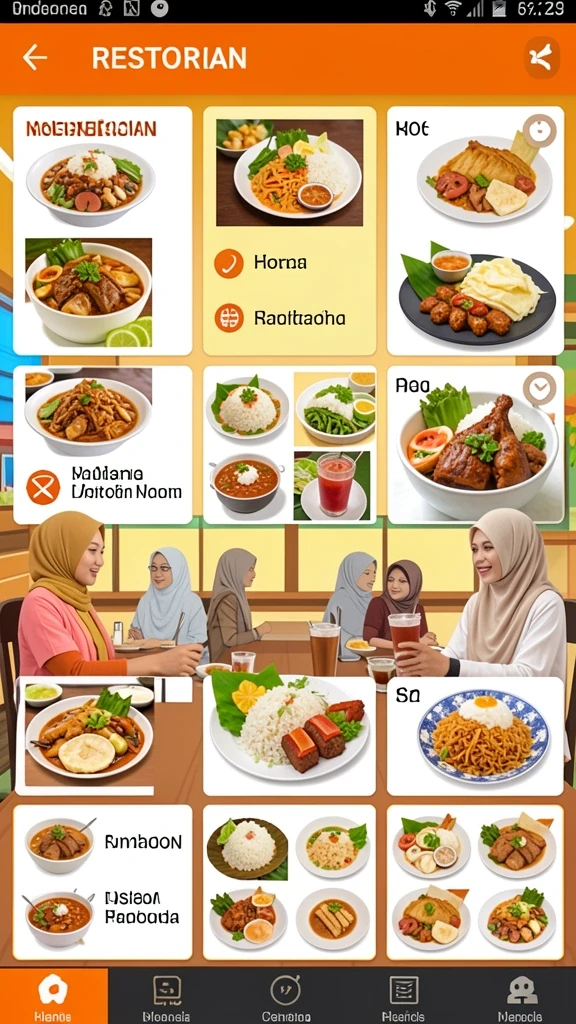 Visual menakjubkan dari lingkungan permainan.