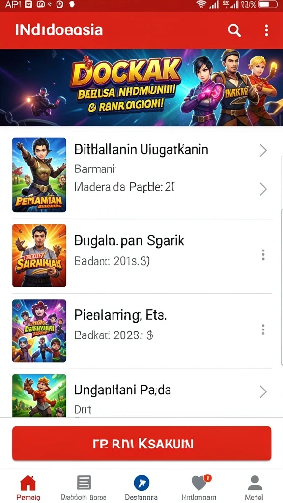 Beragam permainan yang siap menghibur anda.