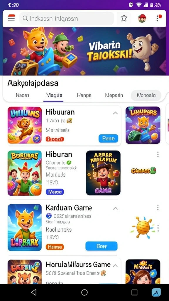 Antarmuka pengguna yang intuitif dan menarik.