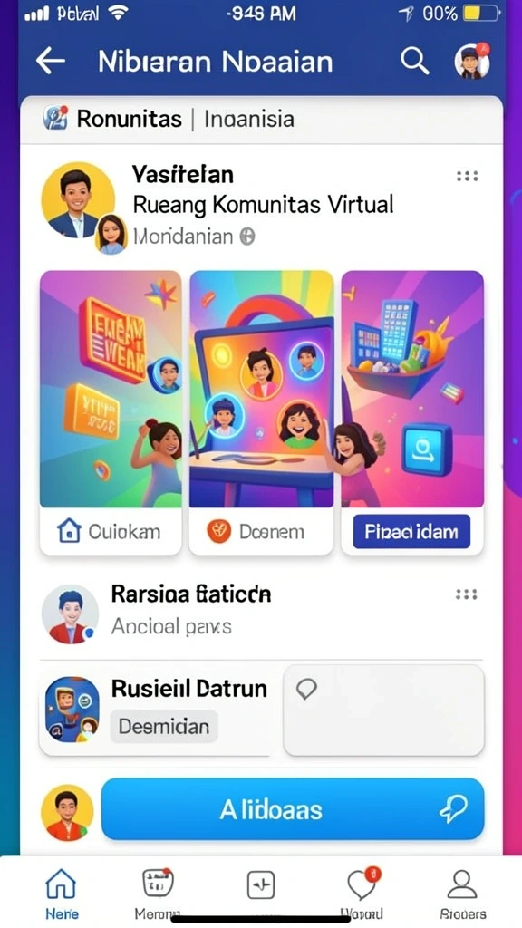 Berbagai permainan seru dengan grafis memukau.
