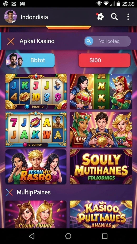 Beragam tema permainan slot yang menghibur.