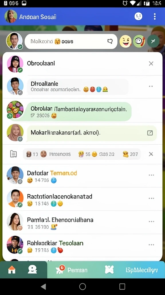Fitur komunitas yang meningkatkan interaksi antar pemain.