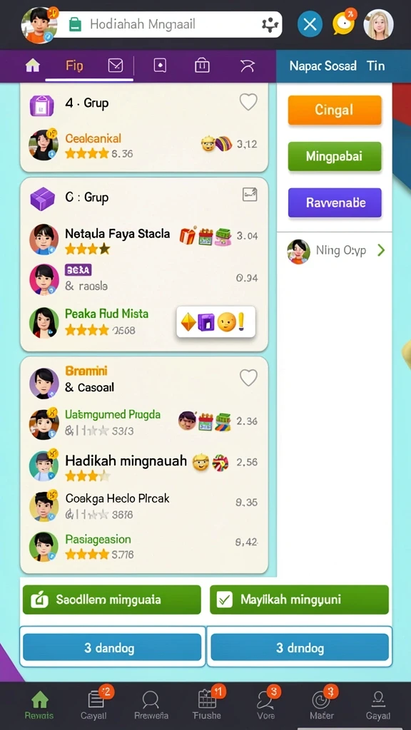 Screenshot dari mode multiplayer yang menegangkan.