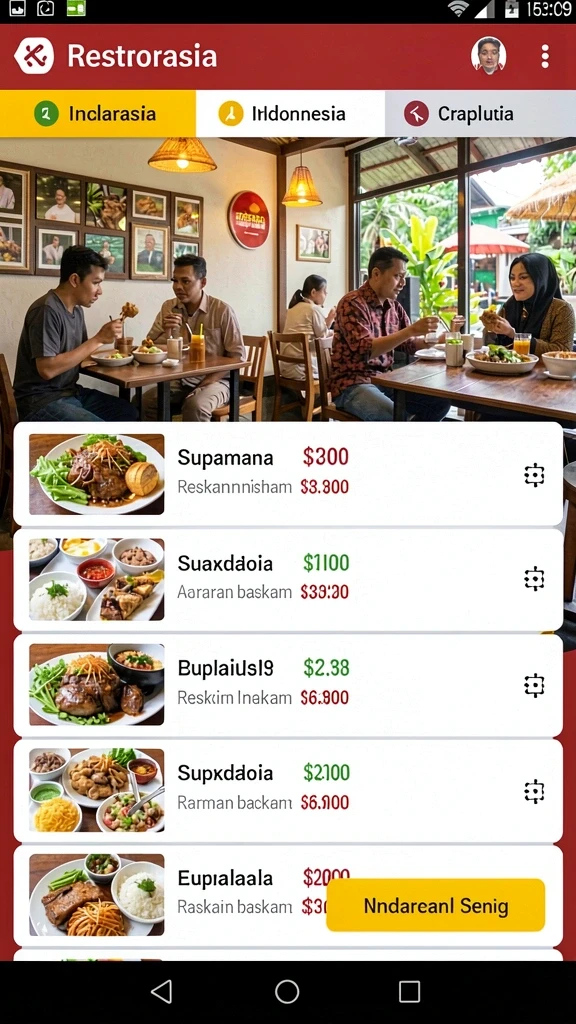 Tampilan awal permainan yang menarik.