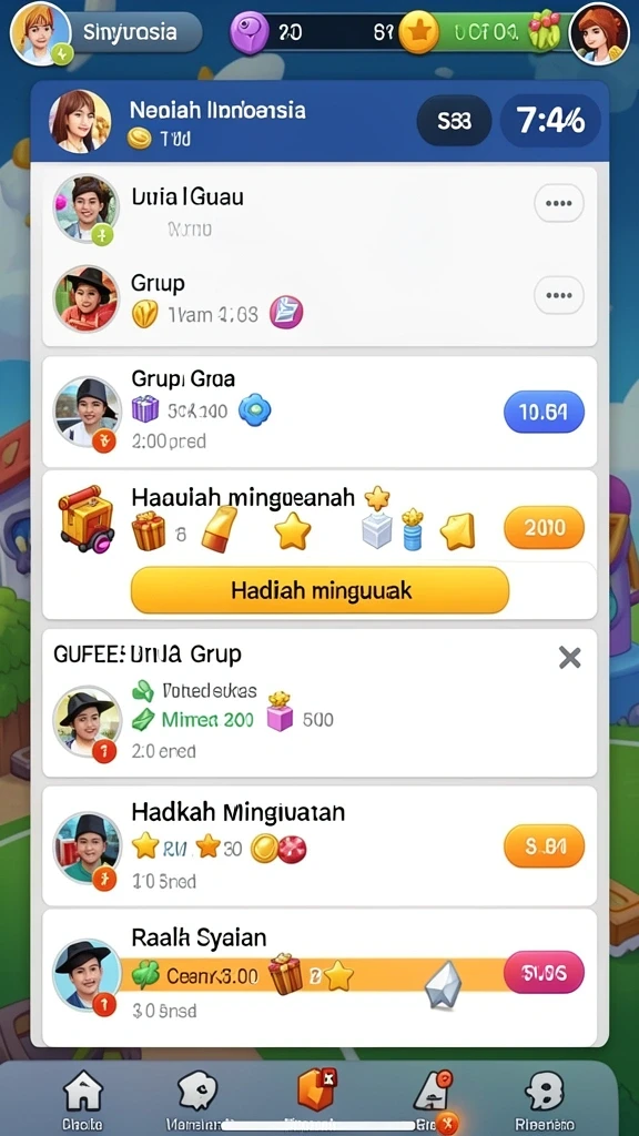 Tampilan awal aplikasi JKTOK yang menarik dan modern.
