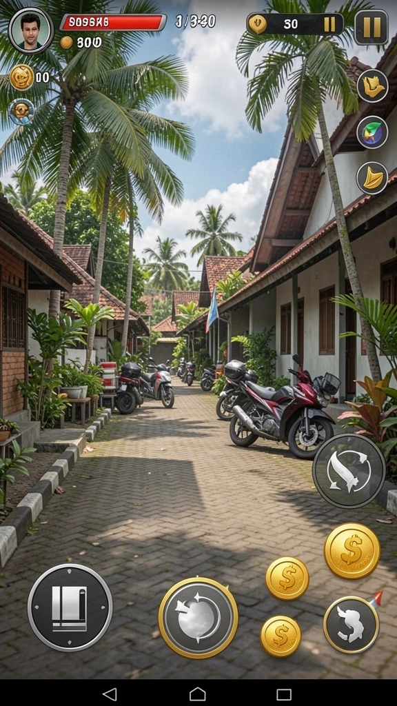 Adegan seru dari gameplay JUTA7.