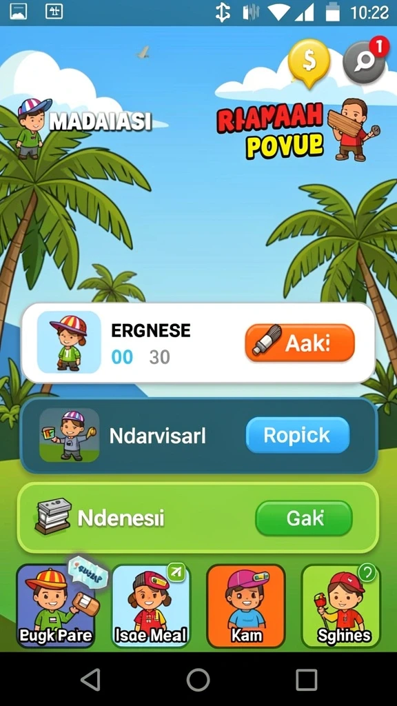 Tampilan antarmuka yang menarik dan mudah dinavigasi.