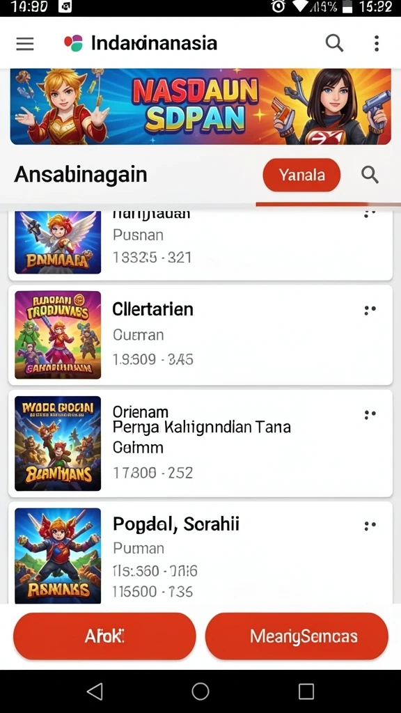Tangkapan layar pertama menampilkan karakter utama dalam aksi.