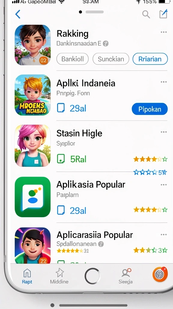 Beberapa karakter unik dengan kemampuan berbeda.