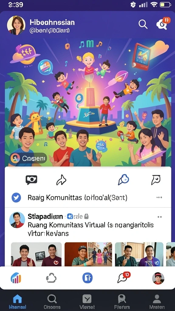 Tangkapan layar interaksi di lingkungan permainan yang kaya.