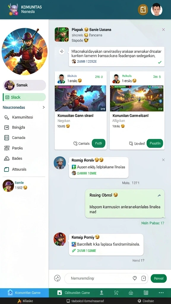 Tampilan antarmuka yang user-friendly dan menarik.