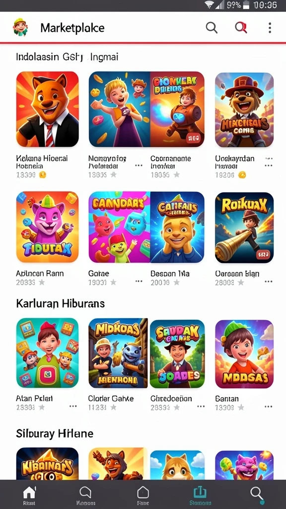Tampilan grafik yang memukau dan interaktif.