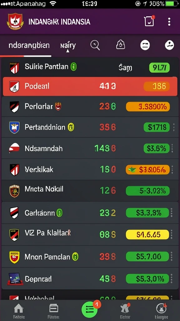 Fitur turnamen yang menantang dan menarik.