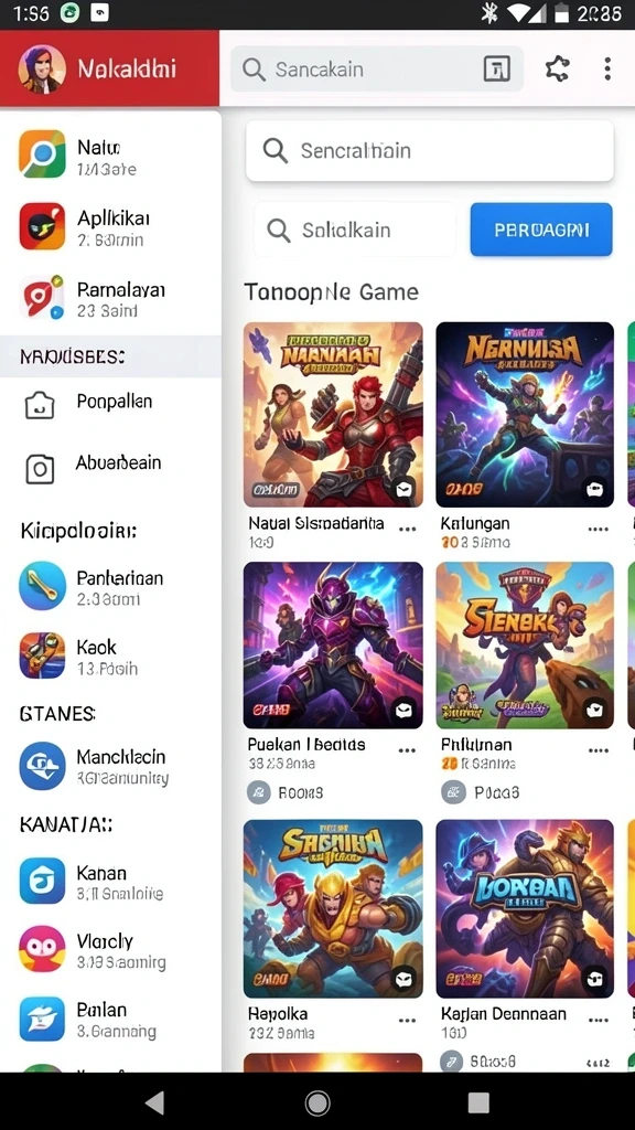Karakter yang beragam dengan desain unik.