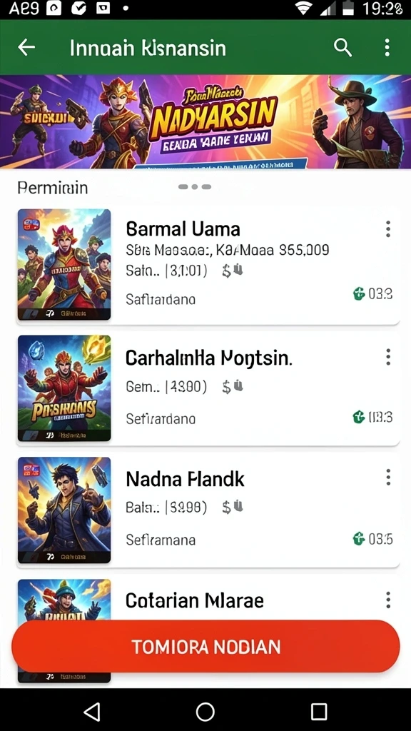 Screenshot PGG68 menampilkan tampilan antarmuka yang menarik.