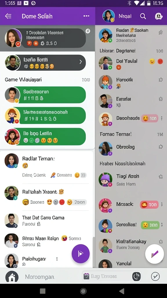 Tangkapan layar menampilkan karakter utama dalam pertempuran epik.