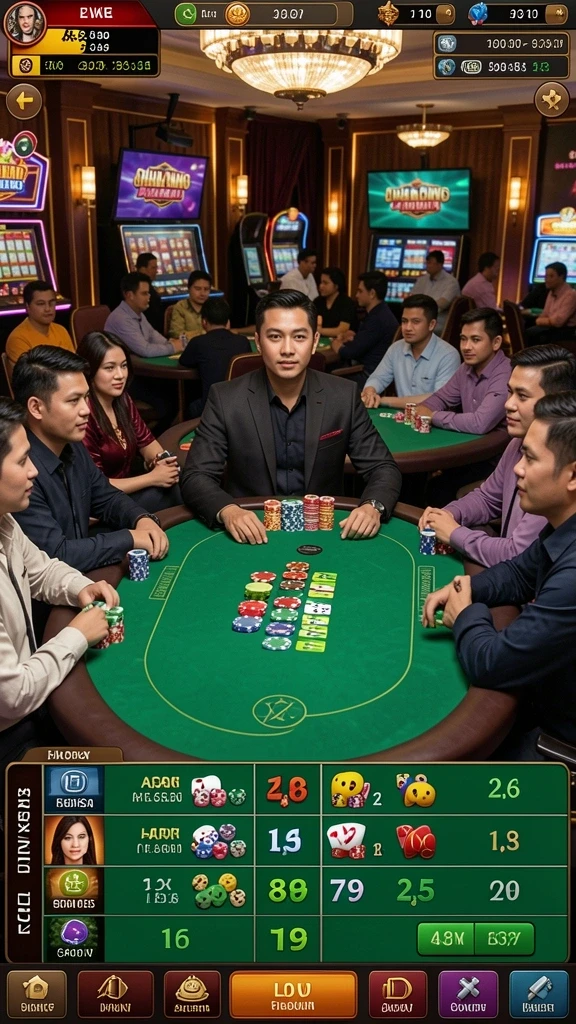Screen gameplay yang menunjukkan aksi seru.