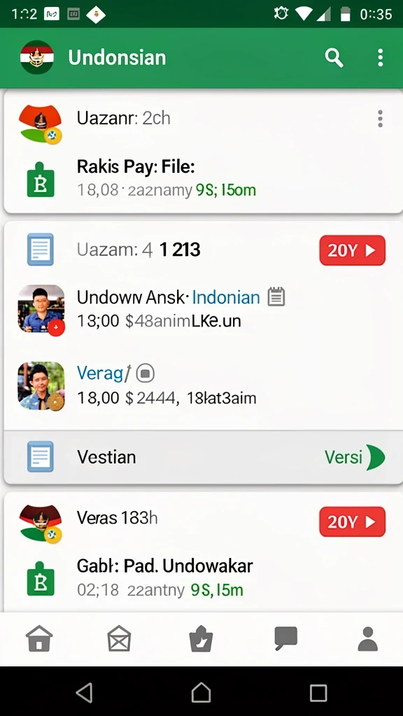 Tangkapan layar dengan karakter utama dalam aksi.