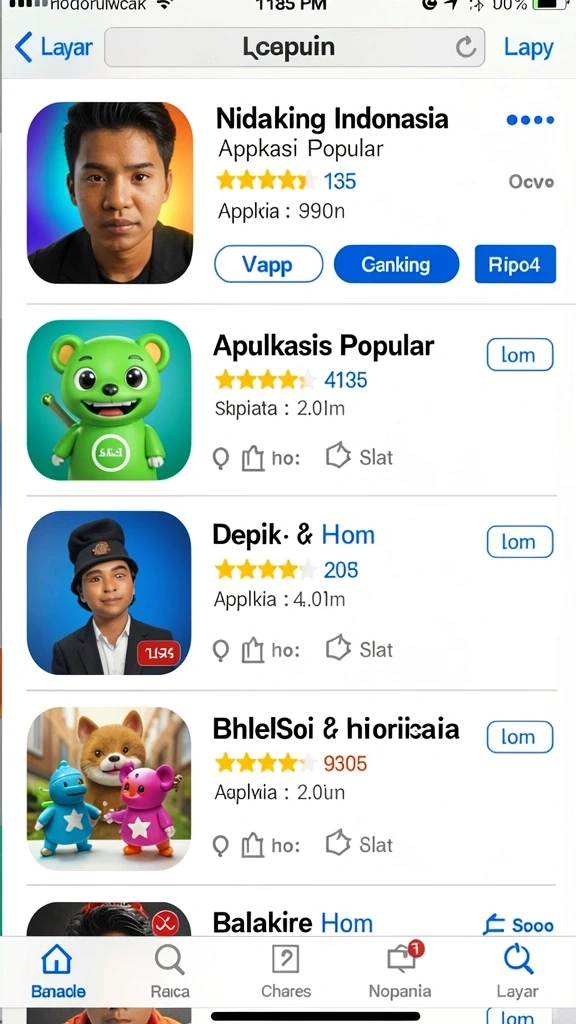 Tampilan antarmuka yang menarik dan user-friendly.