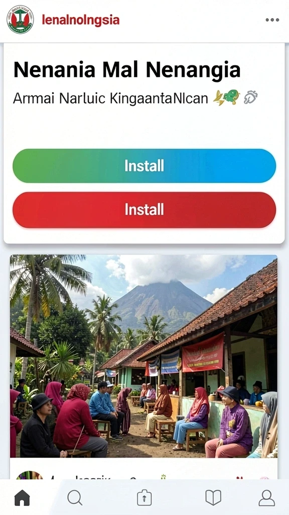 Tangkapan layar dari karakter utama dalam aksi.