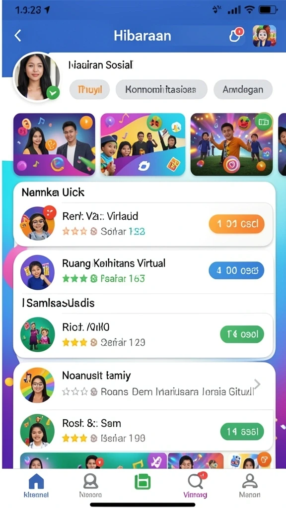 Tampilan antarmuka yang bersih dan intuitif.