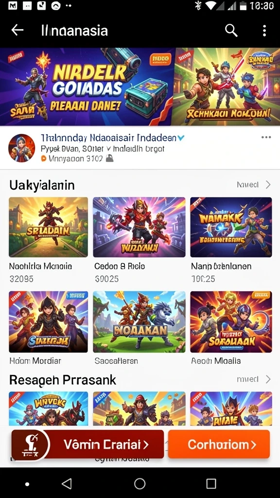 Tampilan antarmuka pengguna yang intuitif dan menarik.